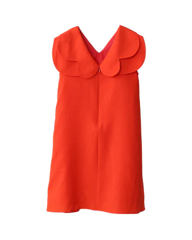 Hannah Dress (Scarlet Orange)
