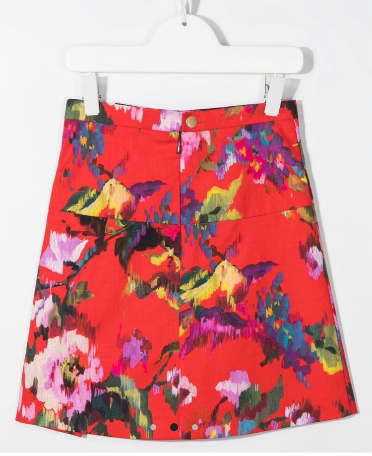 Flower Printed Skirt