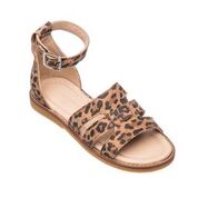 Girls Leopard Sandals